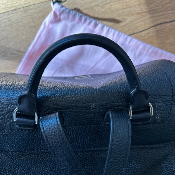 BOGO Kate Spade Black Leather Backpack - Picture 6 of 9